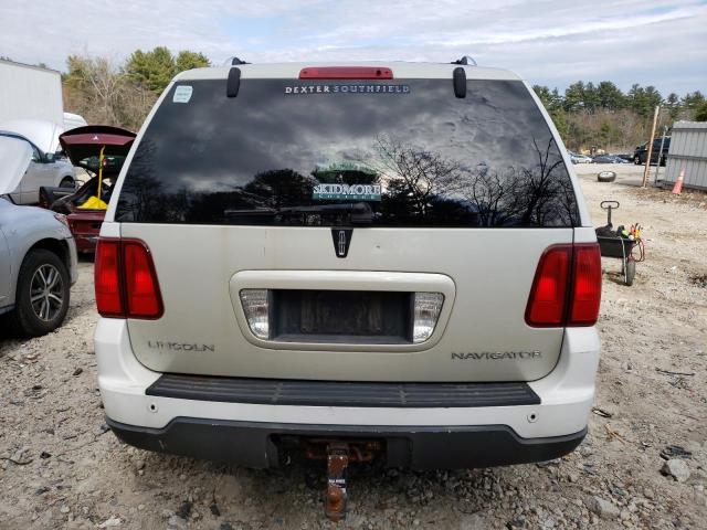 5LMFU28R14LJ34834 - 2004 LINCOLN NAVIGATOR WHITE photo 6