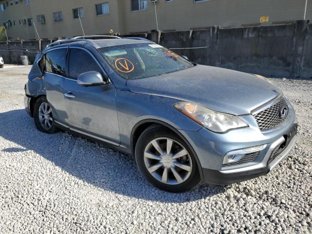 JN1BJ0RP8HM385840 - 2017 INFINITI QX50 BLUE photo 4