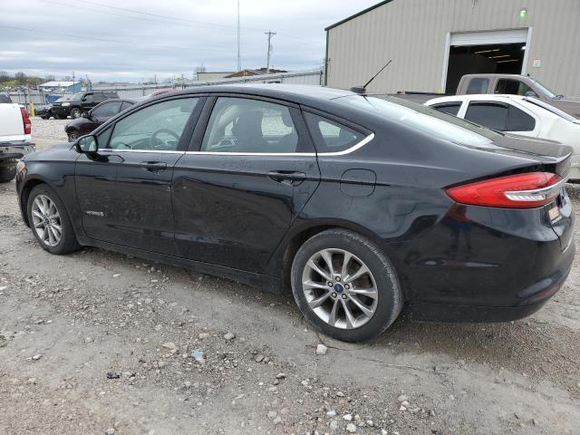 3FA6P0LU3HR348400 - 2017 FORD FUSION SE HYBRID BLACK photo 2