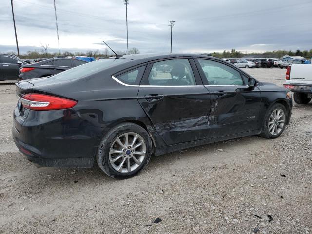 3FA6P0LU3HR348400 - 2017 FORD FUSION SE HYBRID BLACK photo 3