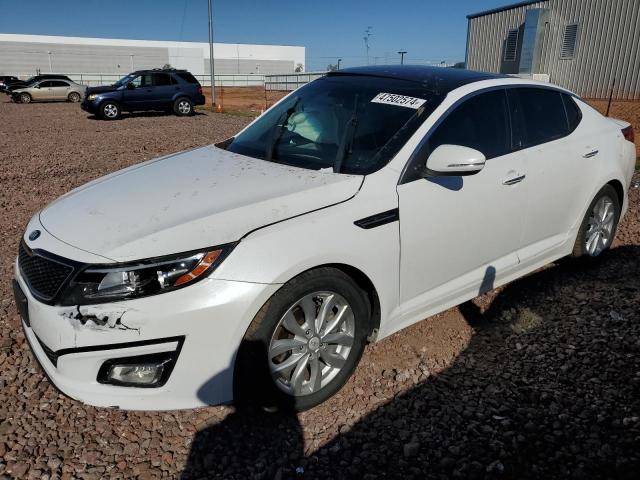 5XXGN4A73FG435069 - 2015 KIA OPTIMA EX WHITE photo 1