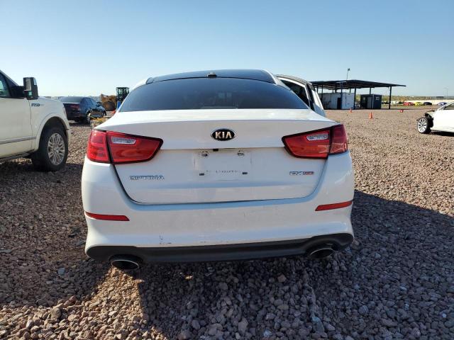 5XXGN4A73FG435069 - 2015 KIA OPTIMA EX WHITE photo 6