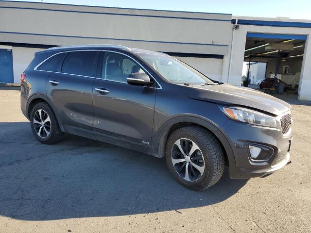 5XYPHDA19GG137299 - 2016 KIA SORENTO EX GRAY photo 4