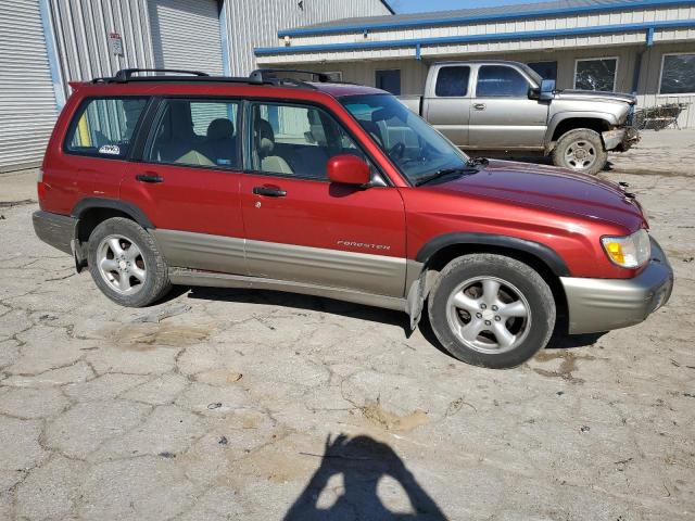 JF1SF65581H745912 - 2001 SUBARU FORESTER S RED photo 4