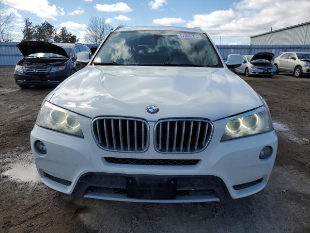 5UXWX9C59D0A23009 - 2013 BMW X3 XDRIVE28I WHITE photo 5