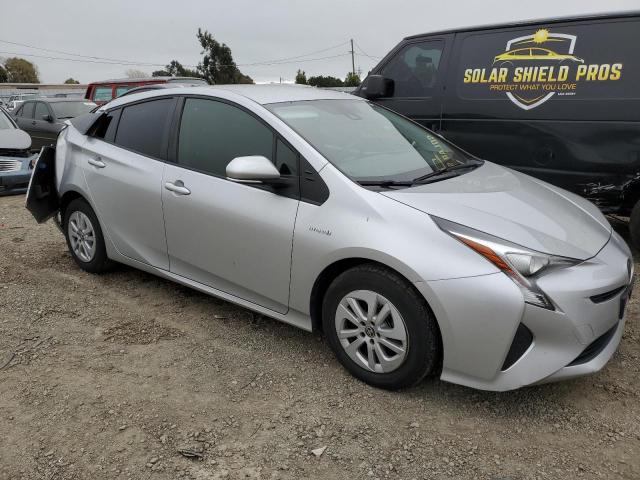 JTDKBRFU7H3033640 - 2017 TOYOTA PRIUS SILVER photo 4