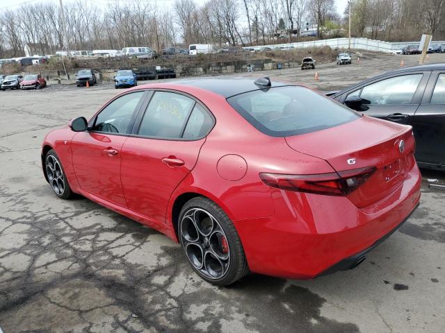 ZARFANBN8N7658991 - 2022 ALFA ROMEO GIULIA SUPER RED photo 2