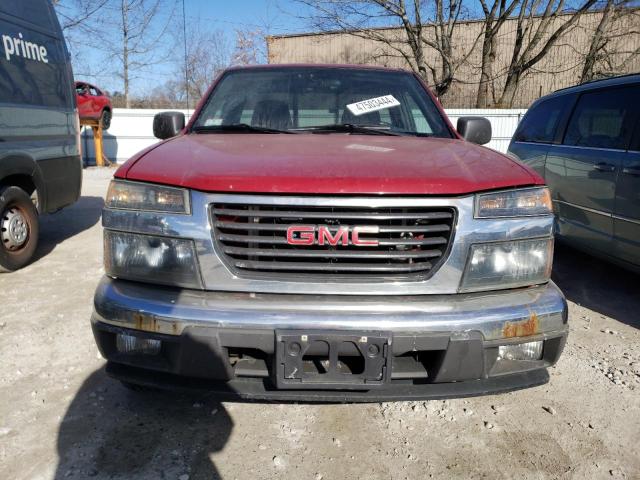 1GTDT146858176896 - 2005 GMC CANYON RED photo 5