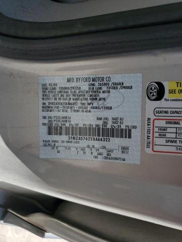 2FMZA57625BA66322 - 2005 FORD FREESTAR SES SILVER photo 12