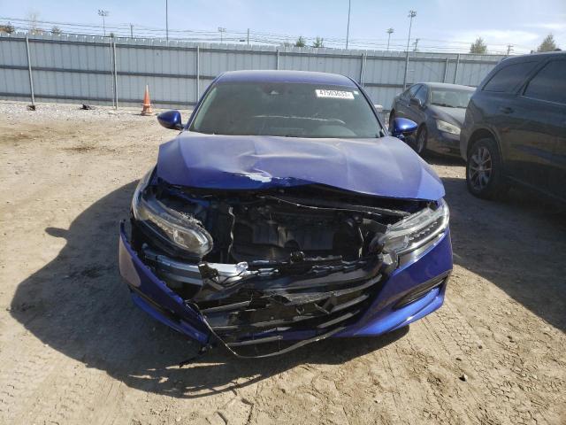 1HGCV1F3XKA100109 - 2019 HONDA ACCORD SPORT BLUE photo 5