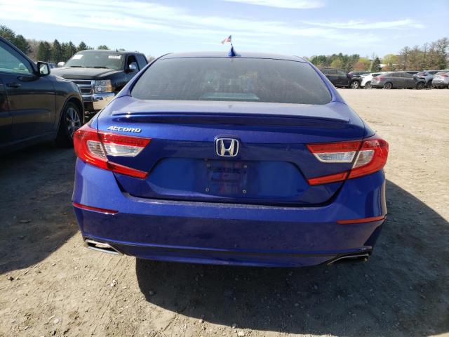 1HGCV1F3XKA100109 - 2019 HONDA ACCORD SPORT BLUE photo 6