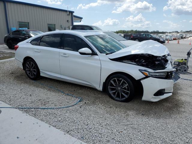 1HGCV1F52NA057794 - 2022 HONDA ACCORD EXL WHITE photo 4