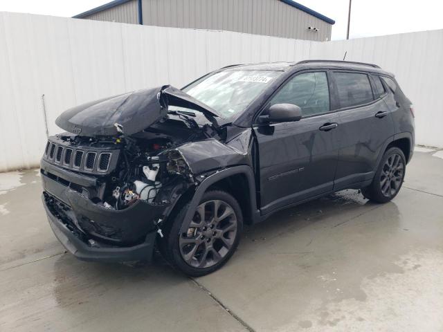 3C4NJCEB7MT581200 - 2021 JEEP COMPASS 80TH EDITION BLACK photo 1