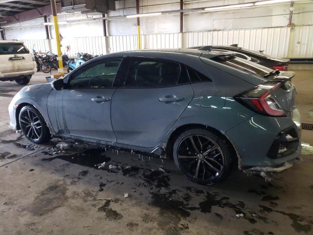 SHHFK7H96LU202975 - 2020 HONDA CIVIC SPORT TOURING GRAY photo 2
