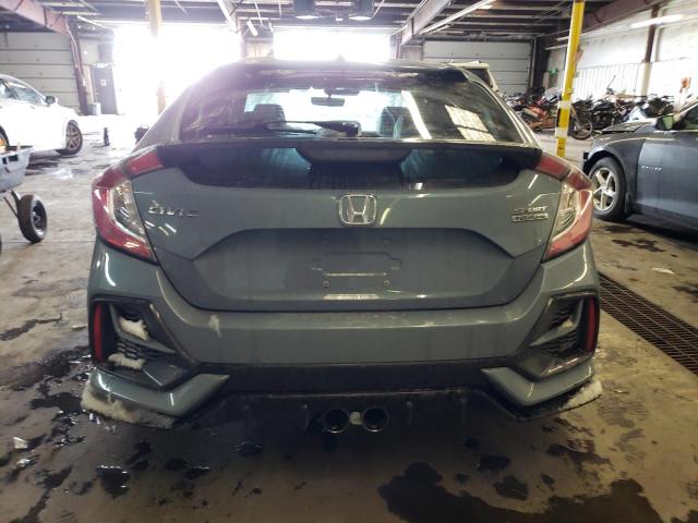SHHFK7H96LU202975 - 2020 HONDA CIVIC SPORT TOURING GRAY photo 6