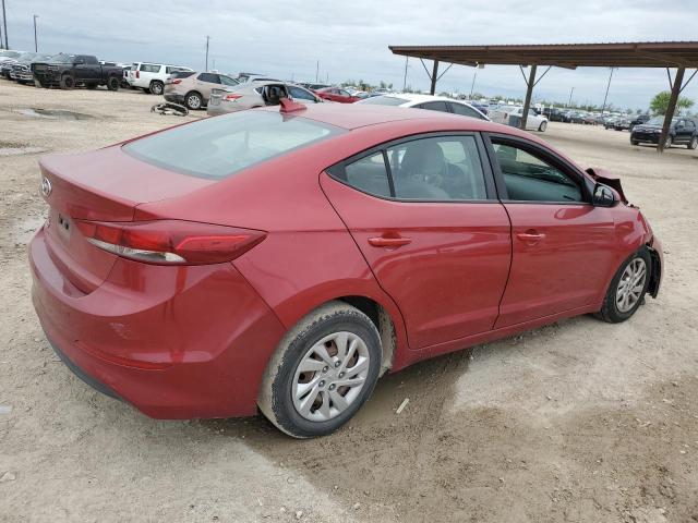 5NPD74LF2HH202955 - 2017 HYUNDAI ELANTRA SE RED photo 3