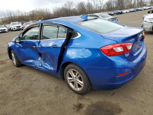 1G1BE5SM2G7314167 - 2016 CHEVROLET CRUZE LT BLUE photo 2