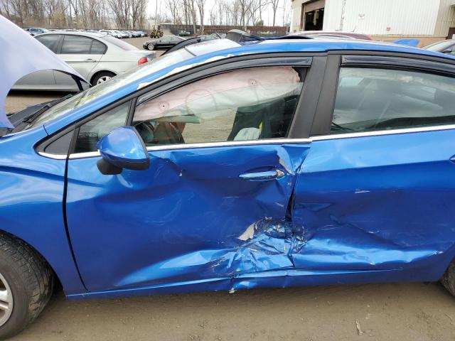 1G1BE5SM2G7314167 - 2016 CHEVROLET CRUZE LT BLUE photo 7