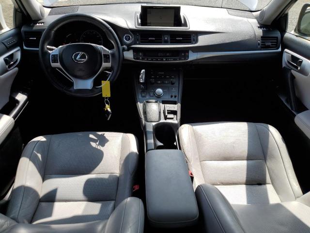 JTHKD5BHXB2009694 - 2011 LEXUS CT 200 WHITE photo 8