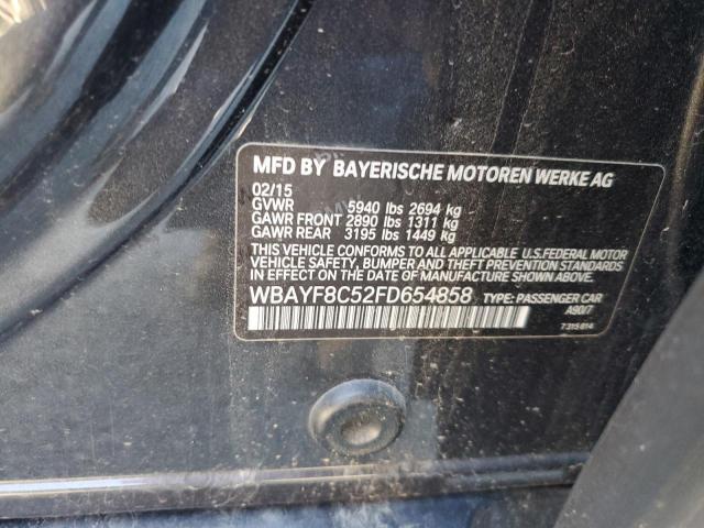 WBAYF8C52FD654858 - 2015 BMW 750 LXI GRAY photo 13