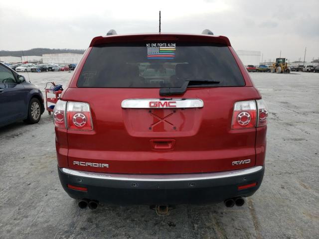 1GKKVRED0CJ252294 - 2012 GMC ACADIA SLT-1 RED photo 6