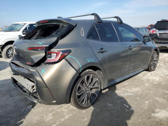 JTNK4RBE3K3046123 - 2019 TOYOTA COROLLA SE GRAY photo 3