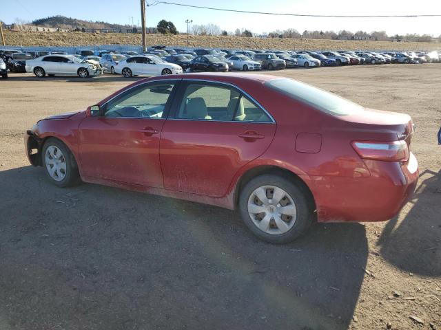 4T1BE46K37U187520 - 2007 TOYOTA CAMRY CE RED photo 2