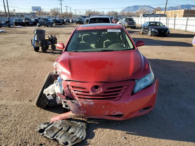 4T1BE46K37U187520 - 2007 TOYOTA CAMRY CE RED photo 5