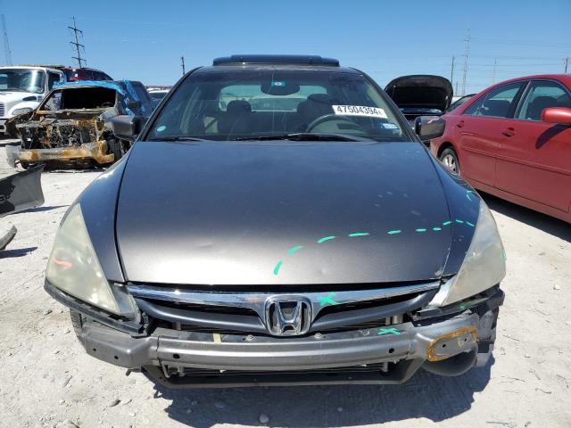 1HGCM56867A020321 - 2007 HONDA ACCORD EX GRAY photo 5