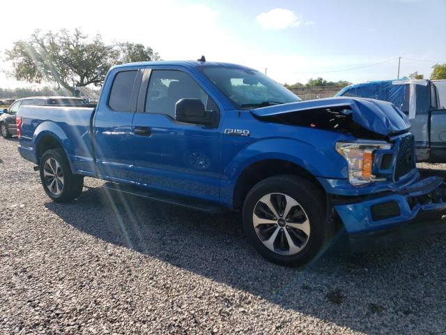 1FTEX1EP2LFC39404 - 2020 FORD F150 SUPER CAB BLUE photo 4