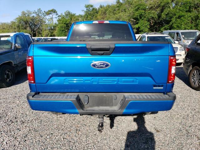 1FTEX1EP2LFC39404 - 2020 FORD F150 SUPER CAB BLUE photo 6