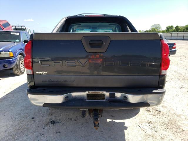 3GNEC12T14G138777 - 2004 CHEVROLET AVALANCHE C1500 BLACK photo 6