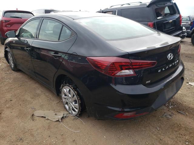 5NPD74LF5LH547339 - 2020 HYUNDAI ELANTRA SE BLACK photo 2