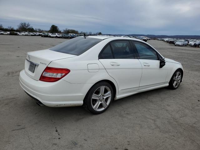 WDDGF8BB3AF441698 - 2010 MERCEDES-BENZ C 300 4MATIC WHITE photo 3