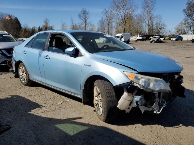 4T1BD1FK5DU076951 - 2013 TOYOTA CAMRY HYBRID BLUE photo 4