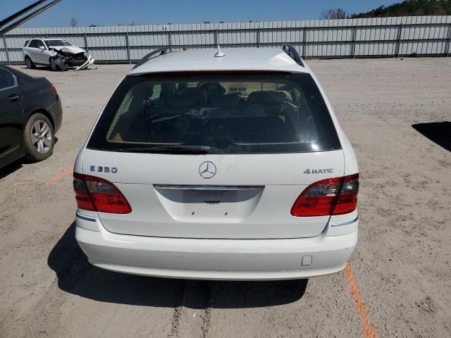 WDBUH87X17X215950 - 2007 MERCEDES-BENZ E 350 4MATIC WAGON WHITE photo 6