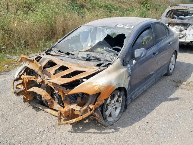 2HGFA1E61AH035672 - 2010 HONDA CIVIC LX-S Մոխրագույն լուսանկար 2