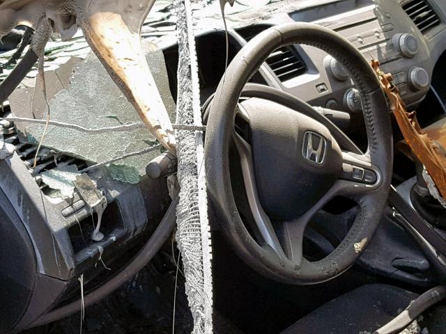 2HGFA1E61AH035672 - 2010 HONDA CIVIC LX-S Մոխրագույն լուսանկար 8