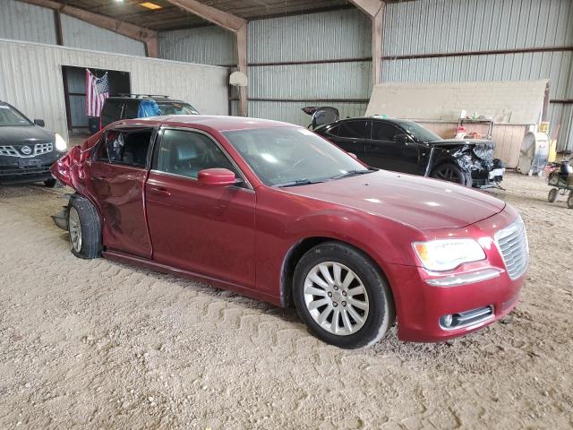 2C3CCAAG1DH743228 - 2013 CHRYSLER 300 RED photo 4