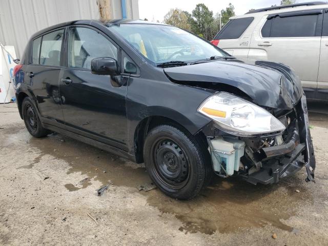 3N1BC13E37L360442 - 2007 NISSAN VERSA S BLACK photo 4