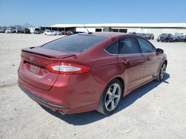 3FA6P0H76ER198197 - 2014 FORD FUSION SE RED photo 3