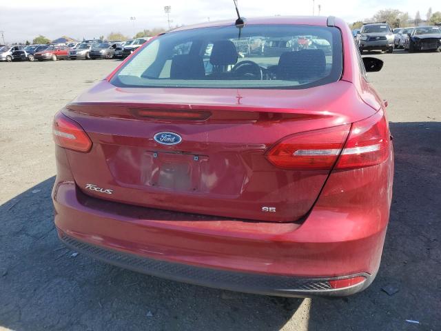 1FADP3F21HL242514 - 2017 FORD FOCUS SE RED photo 6