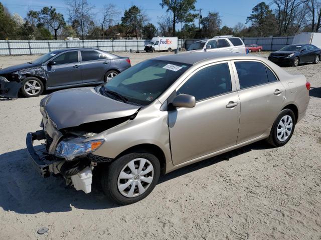 2T1BU40E69C178871 - 2009 TOYOTA COROLLA BASE GOLD photo 1