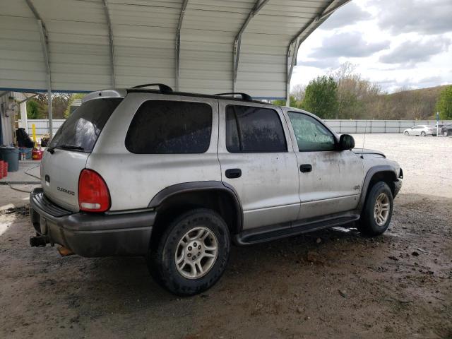 1B4HS38N32F109905 - 2002 DODGE DURANGO SPORT SILVER photo 3