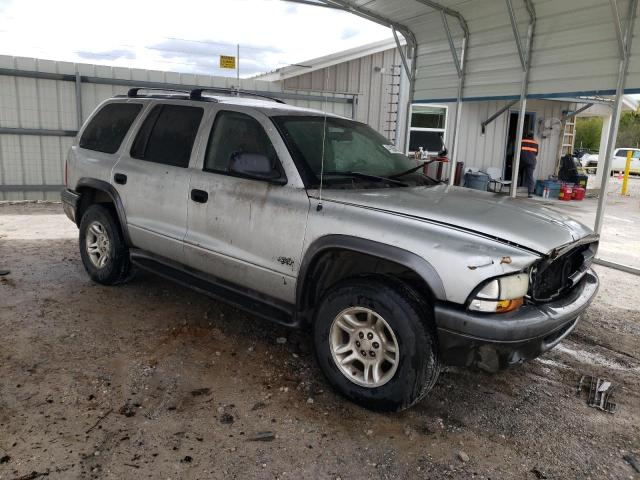 1B4HS38N32F109905 - 2002 DODGE DURANGO SPORT SILVER photo 4