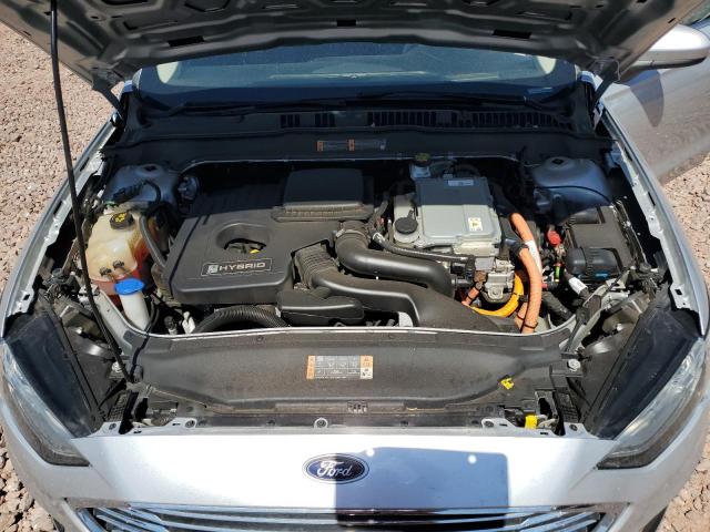 3FA6P0LU7KR135408 - 2019 FORD FUSION SE SILVER photo 11