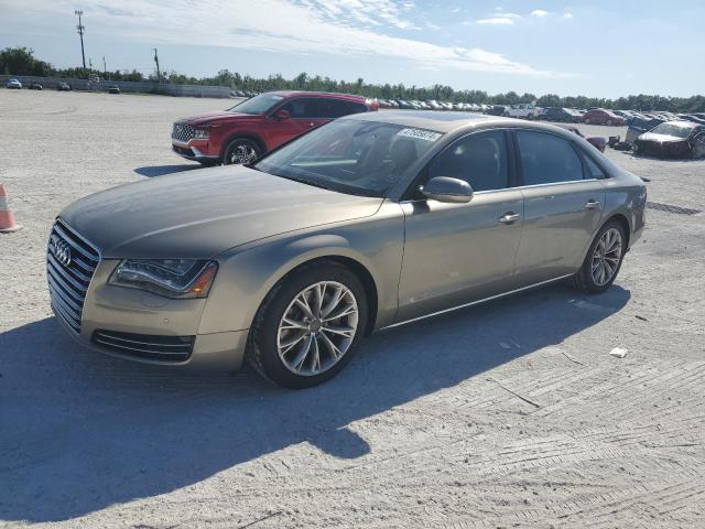 WAURGAFD9DN004220 - 2013 AUDI A8 L QUATTRO BEIGE photo 1