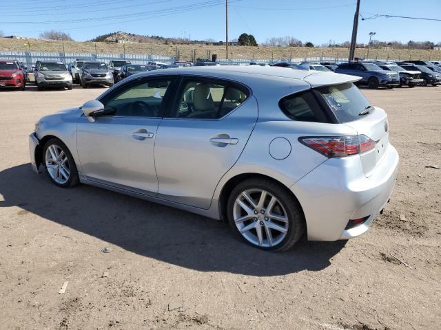 JTHKD5BH7F2229669 - 2015 LEXUS CT 200 SILVER photo 2