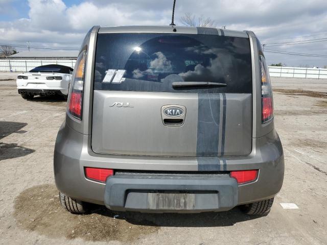 KNDJT2A29B7346775 - 2011 KIA SOUL + GRAY photo 6