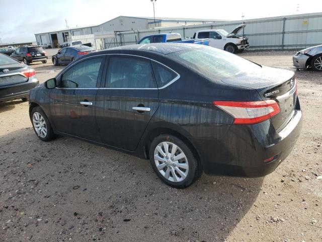 3N1AB7AP7FY346969 - 2015 NISSAN SENTRA S BLACK photo 2